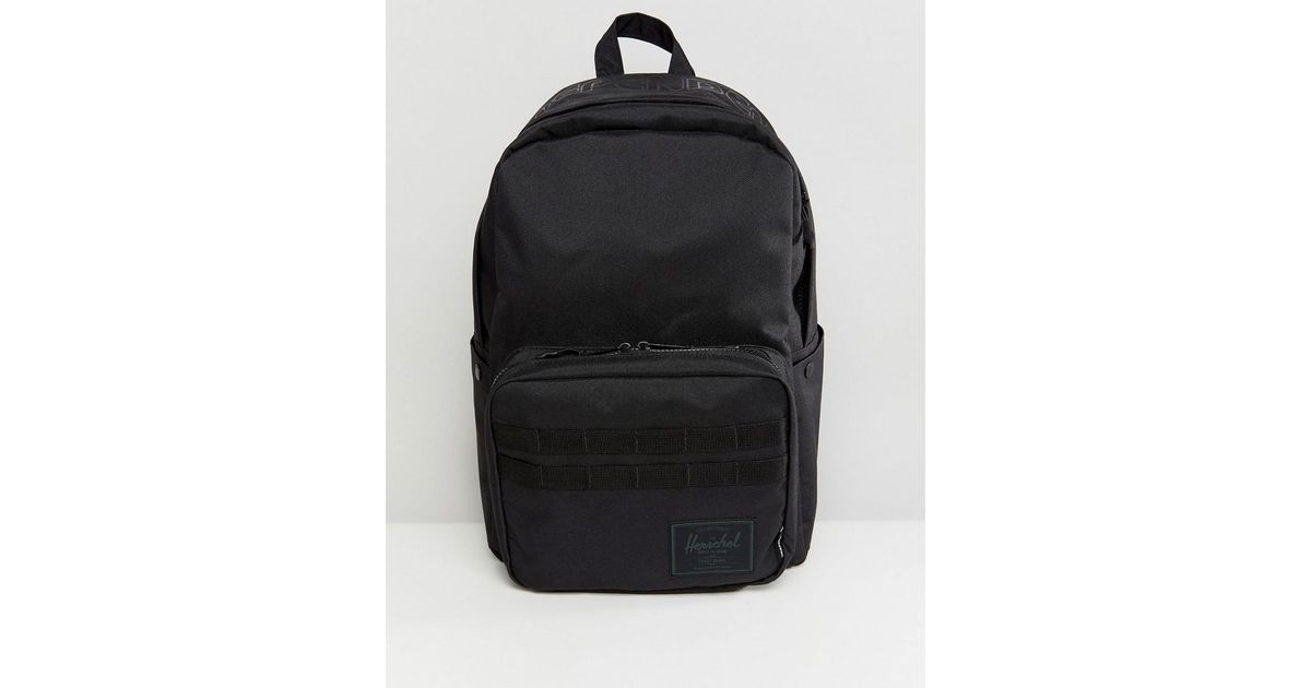 herschel pop quiz backpack black