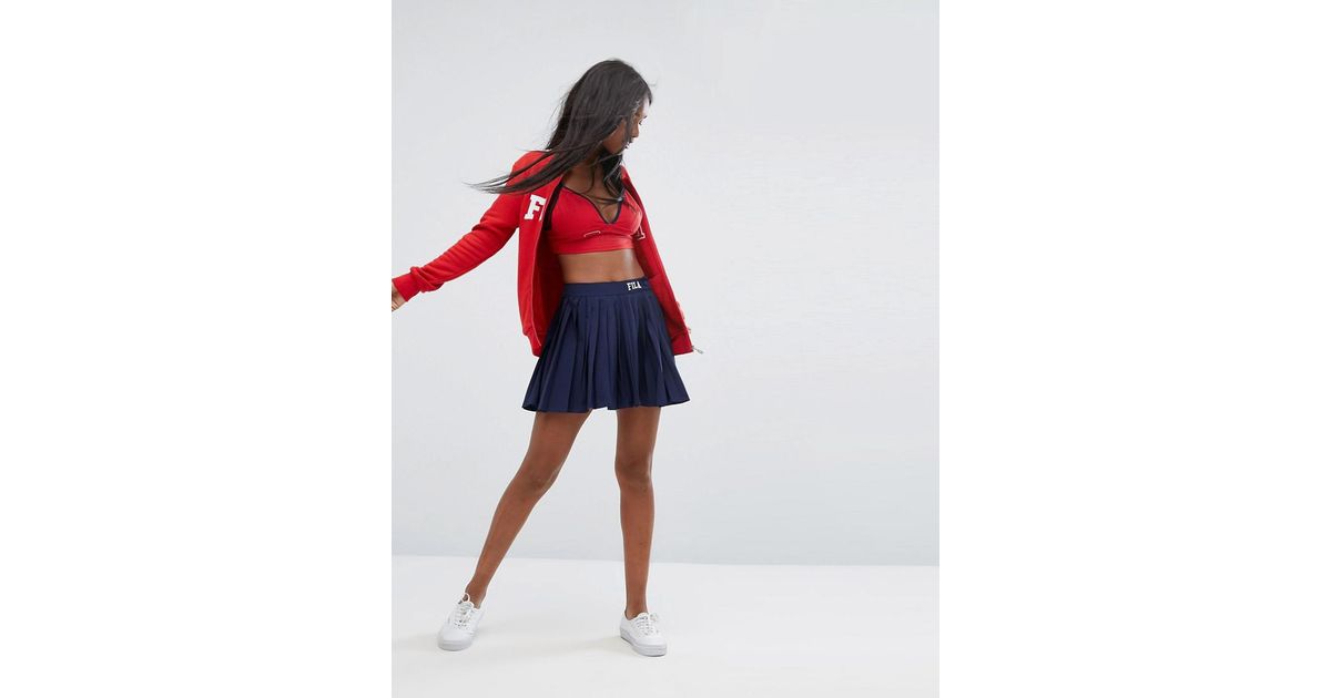 fila petal tennis skirt