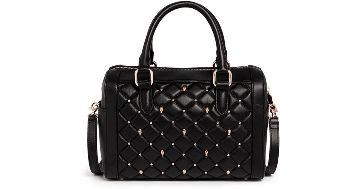 Lyst Thomas Wylde Baby Love Skull Stud Quilted Leather Duffle Lyst Thomas Wylde Baby Love Skull Stud Quilted Leather Duffle Bag In Black