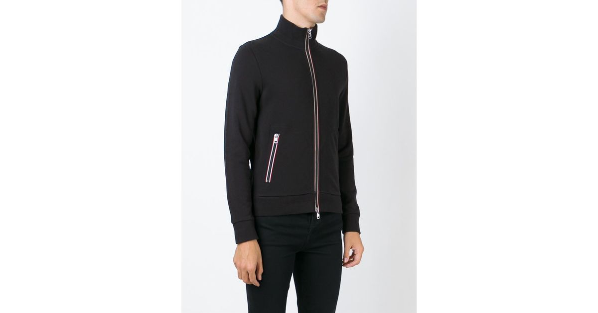 moncler trim zip hoodie black moncler trim zip hoodie black