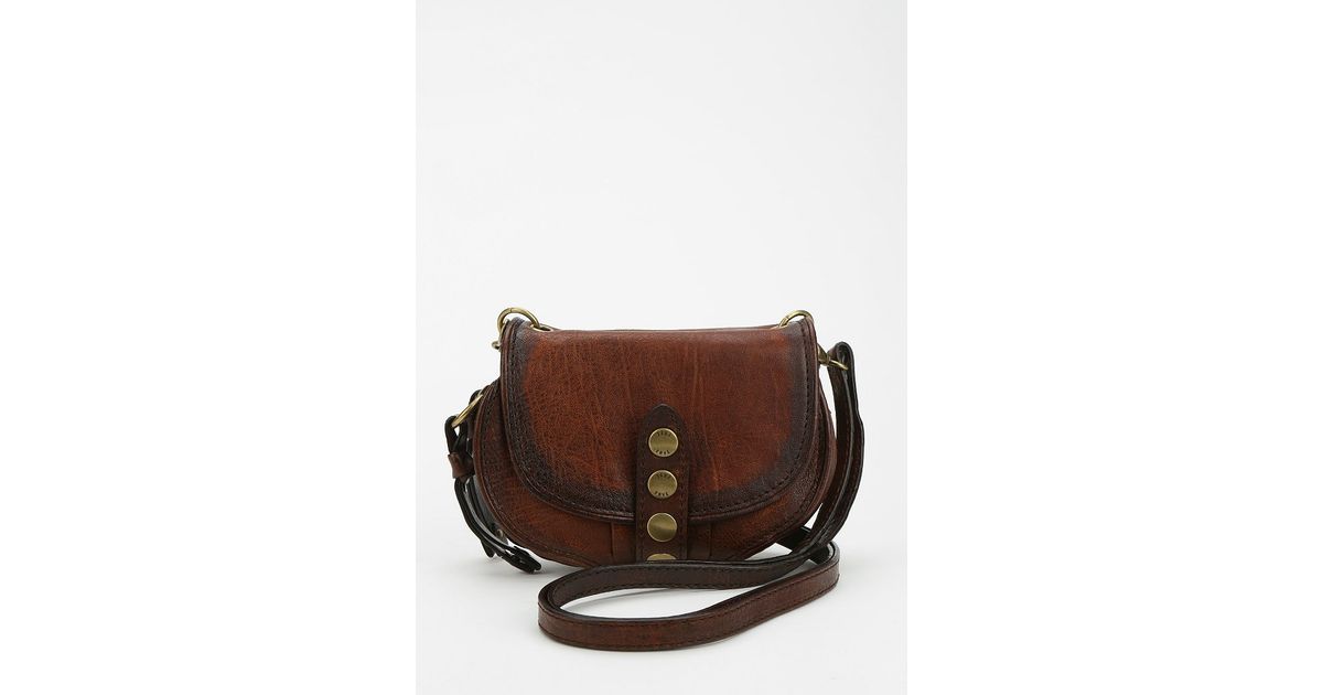 Lyst Frye Elaine Vintage Mini Crossbody Bag In Brown