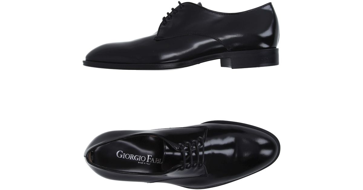 Giorgio fabiani Lace-up Shoes in Black for Men | Lyst