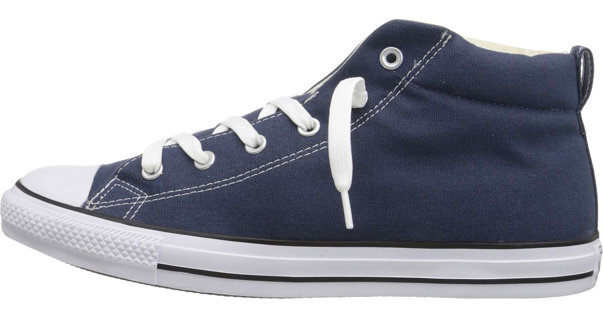 Converse Chuck Taylor® All Star® Street Core Canvas Mid in Blue (Navy ...