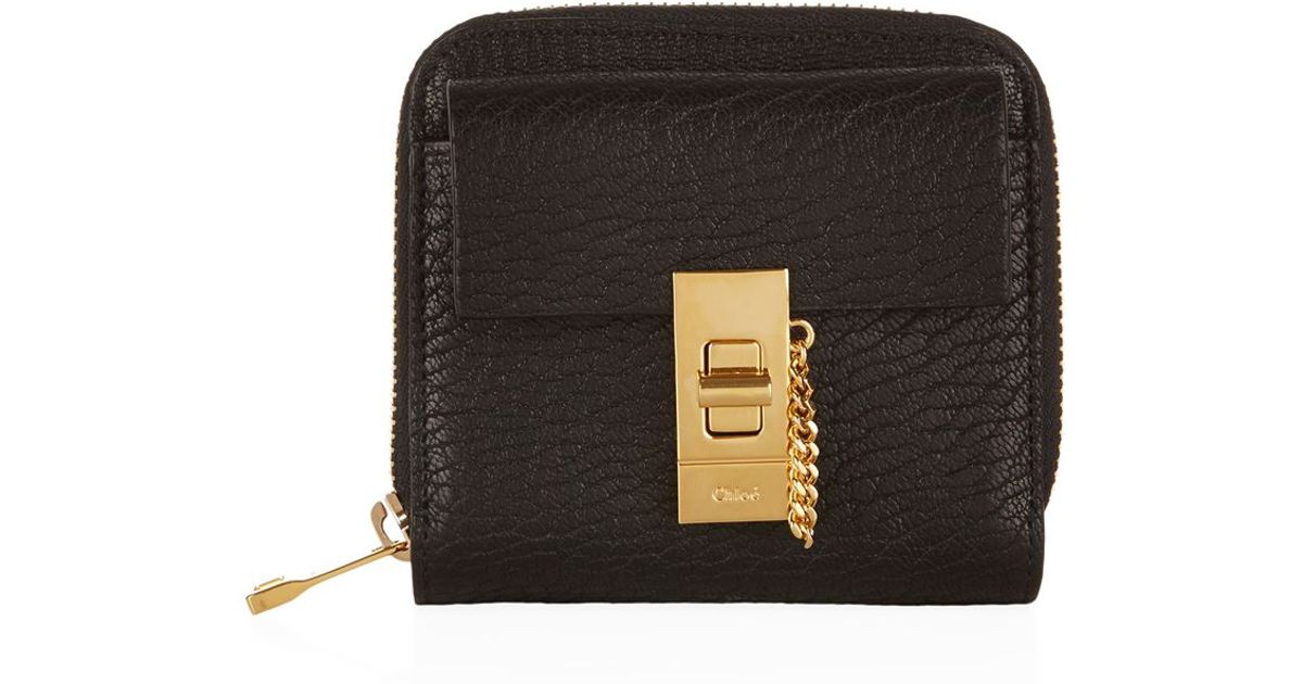 clhoe bags - Chlo Drew Square Wallet in Brown | Lyst