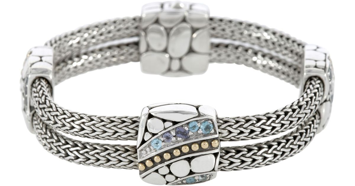 Lyst John Hardy Kali Lavafire Sea Colorway Four Station Bracelet Lyst John Hardy Kali Lavafire Sea Colorway Four Station Bracelet In Metallic