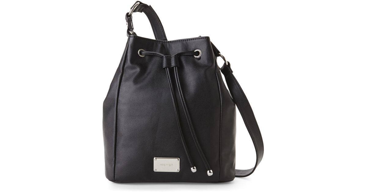 Lyst Nine West Black Frankie Bucket Bag In