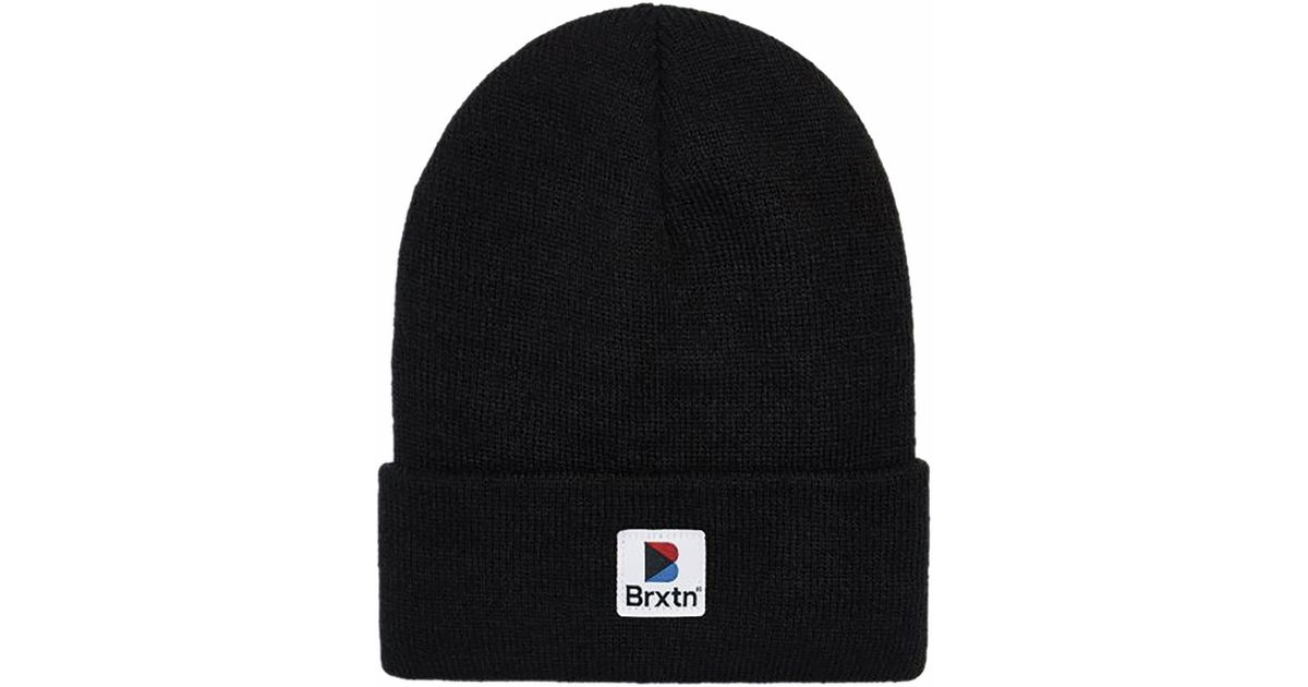 Brixton Synthetic Stowell Ii Beanie in Black for Men Lyst