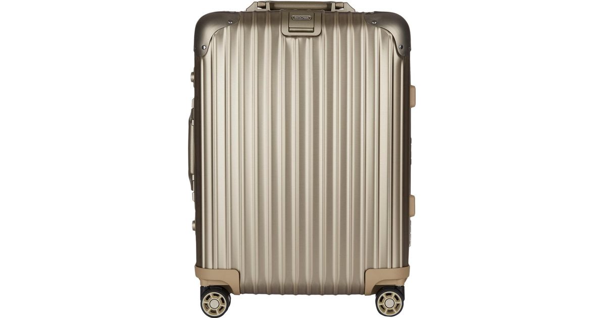 aluminum topas suitcase