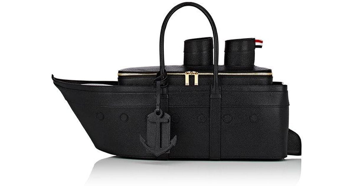 Lyst Thom Browne Cruise Ship Bag in Black