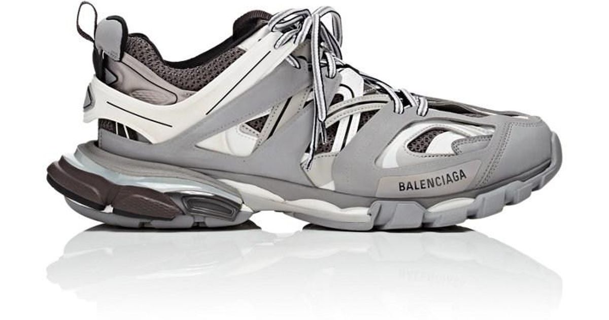 Balenciaga Grey Track Sneakers in Gray for Men - Save 10% - Lyst