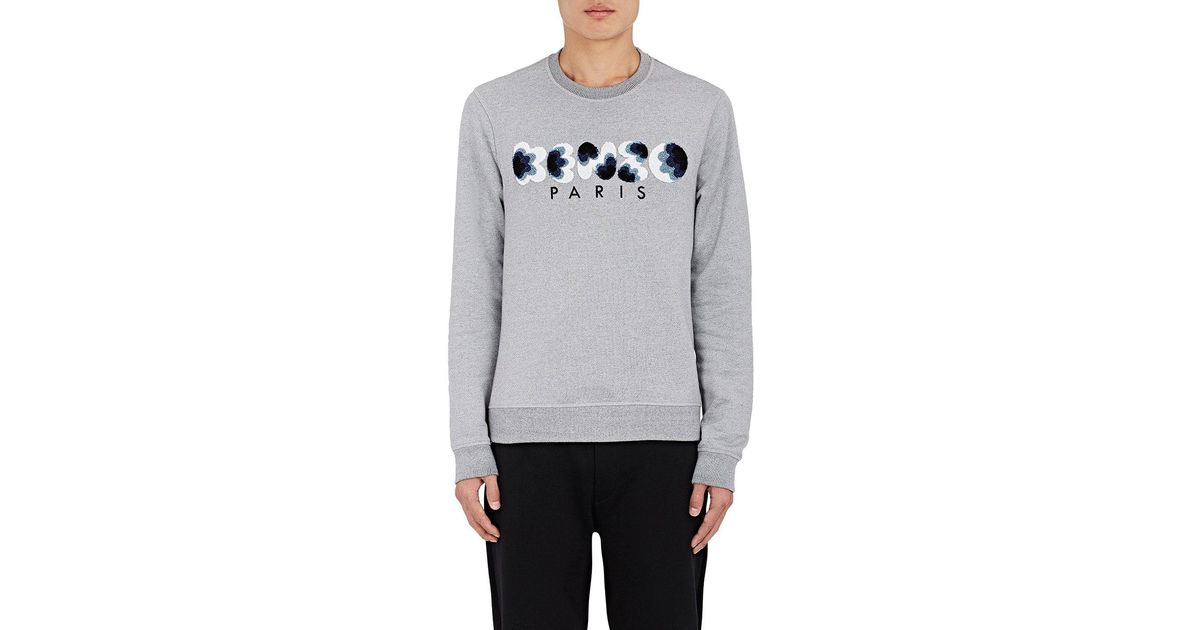 Kenzo Crewneck Sweatshirt in Blue for Men | Lyst