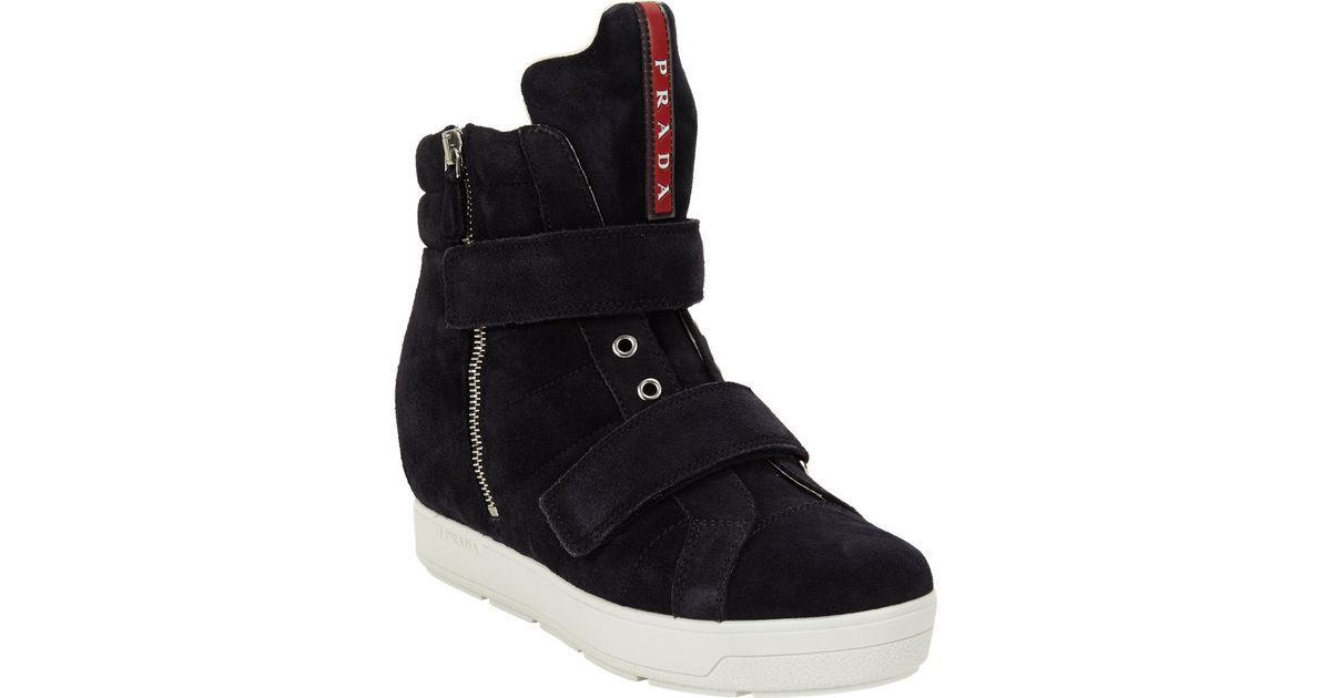 prada double strap sneakers
