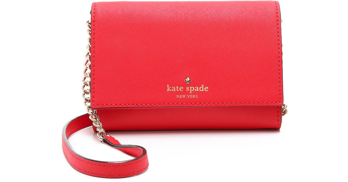 Lyst Kate Spade New York Cami Cross Body Bag In Red