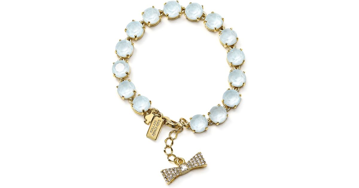 Lyst Kate Spade New York Fancy That Tennis Bracelet In Blue