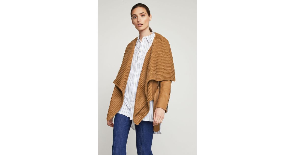 Lyst Bcbgmaxazria Bcbg Gianna Leather Jacket
