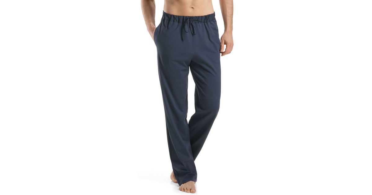 Hanro Knit Lounge Pants in Black for Men | Lyst