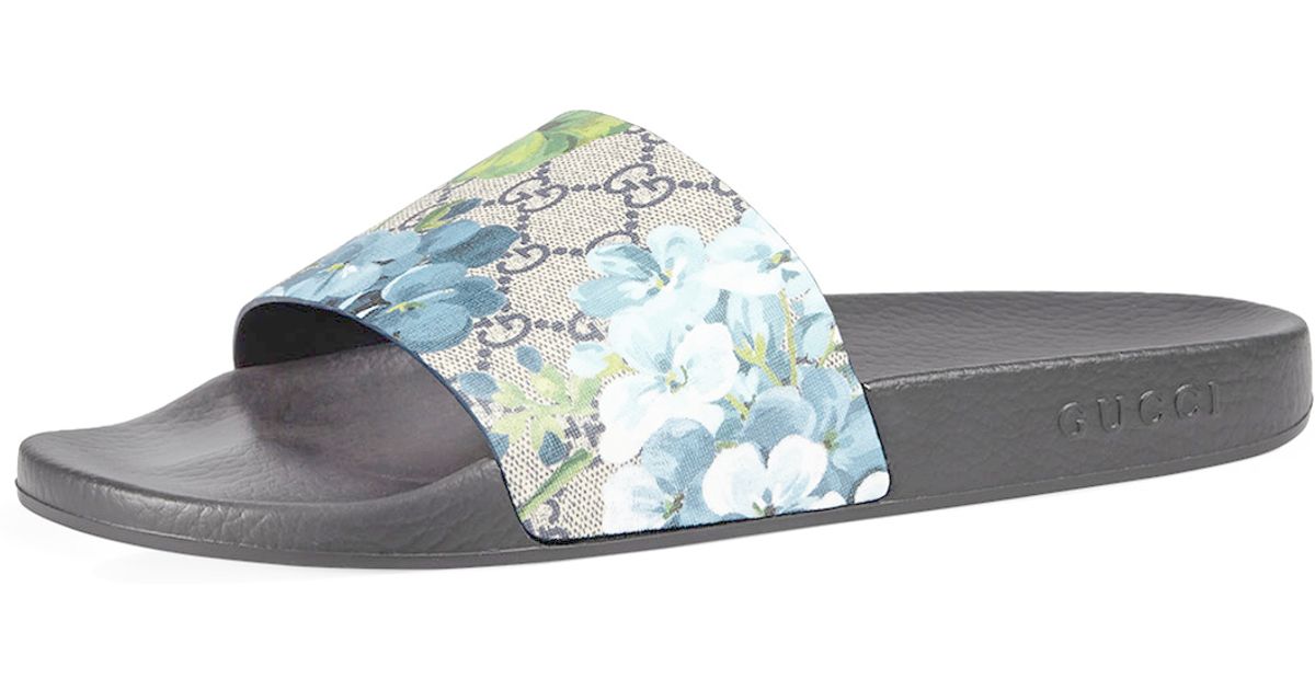 Lyst - Gucci Pursuit Gg Blooms Canvas Sandal for Men