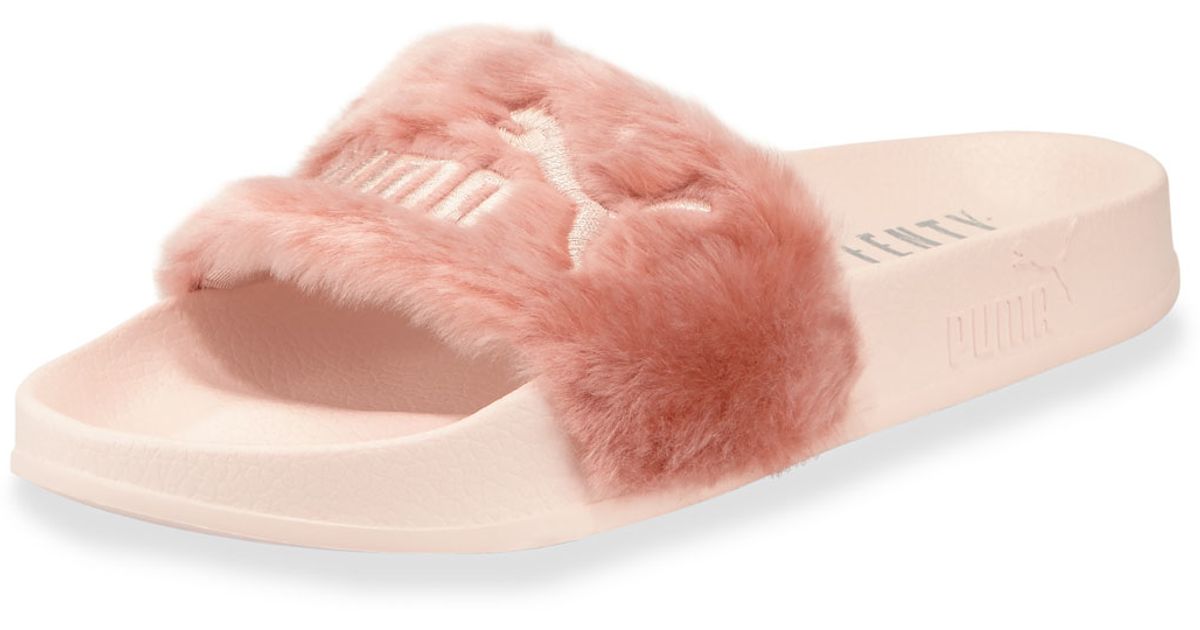 puma fur slides grey lyst puma leadcat fenty fauxfur slide sandal in pink puma fur slides grey lyst puma leadcat fenty fauxfur slide sandal in pink