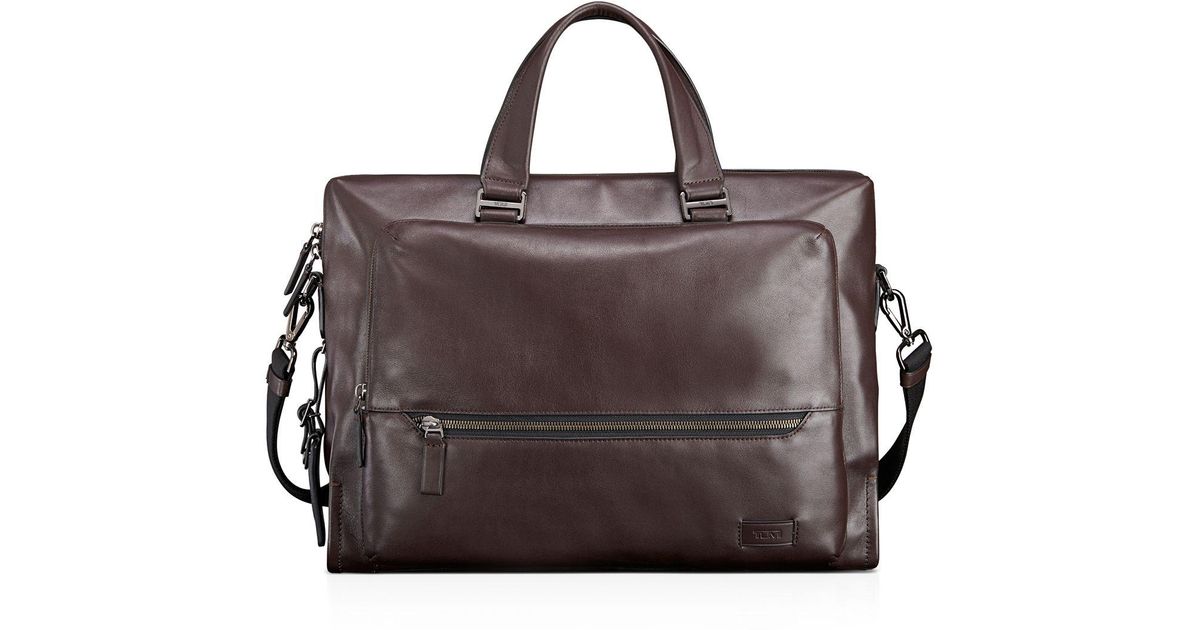 Tumi Madden Briefcase in Brown for Men Lyst