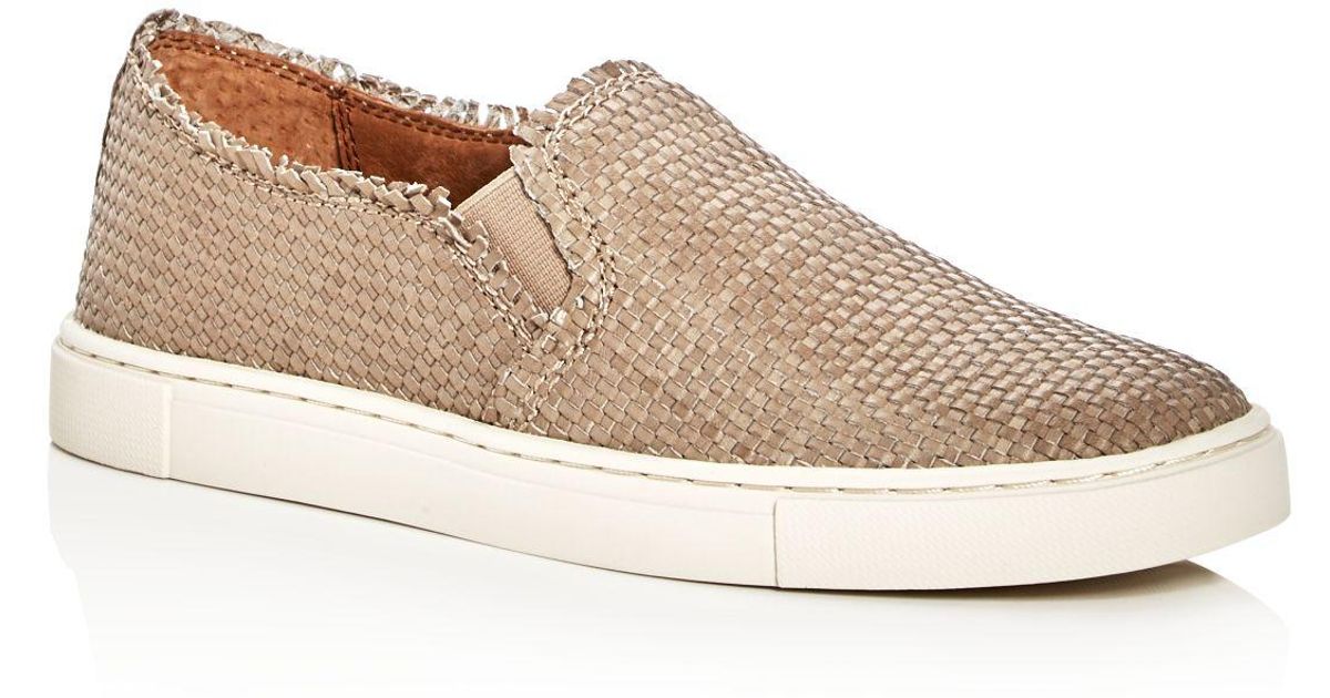 frye ivy slip on cognac
