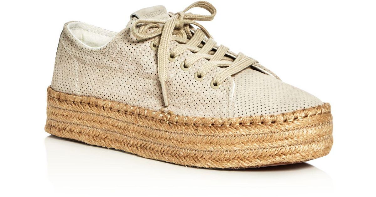 tretorn platform espadrille sneaker