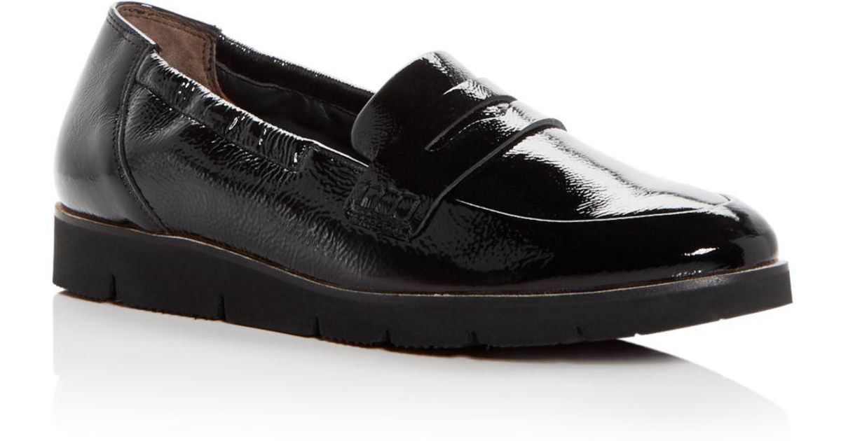 Paul Green Women's Nico Patent Leather Penny Loafers in Black Lyst