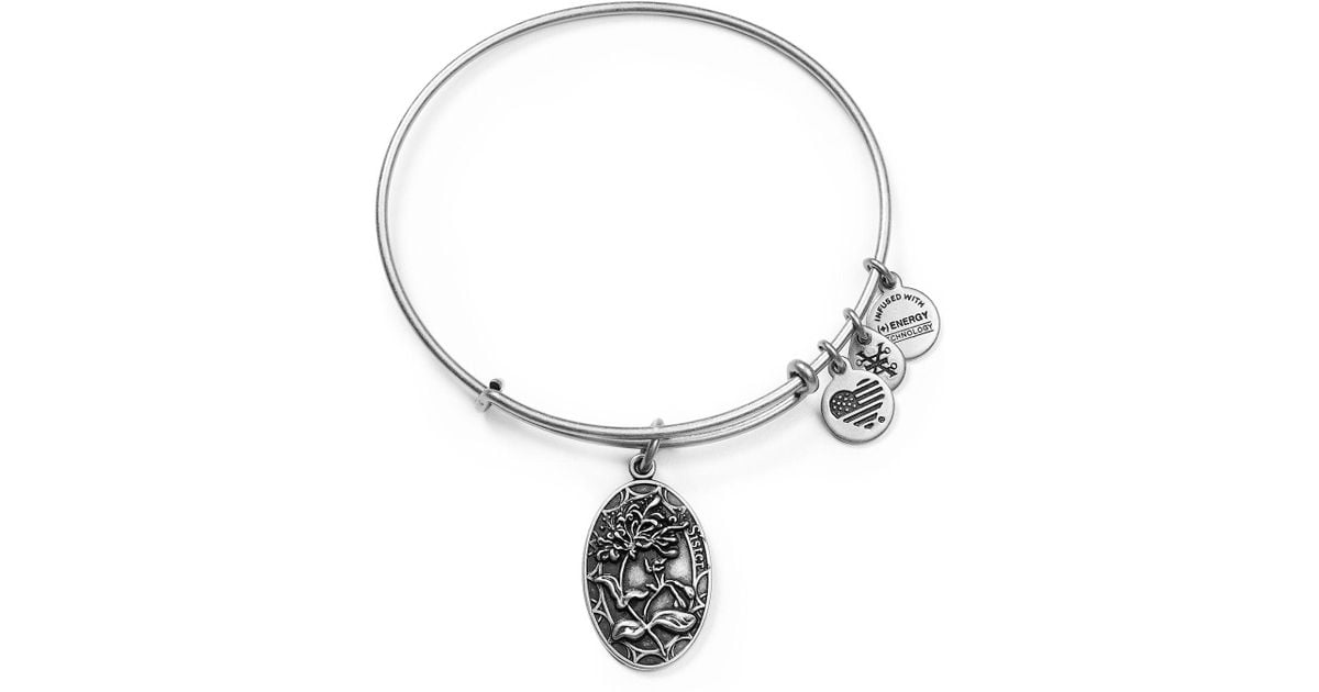 Lyst Alex And Ani Because I Love You Sister Ii Wrap Bracelet In Lyst Alex And Ani Because I Love You Sister Ii Wrap Bracelet In Metallic