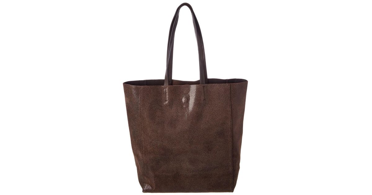 Lyst Sorial Oceana Leather Tote In Brown