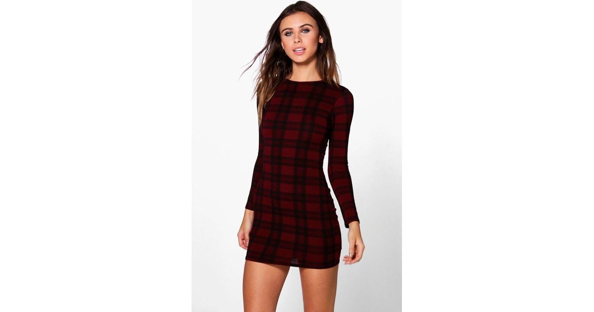 tartan mini dress