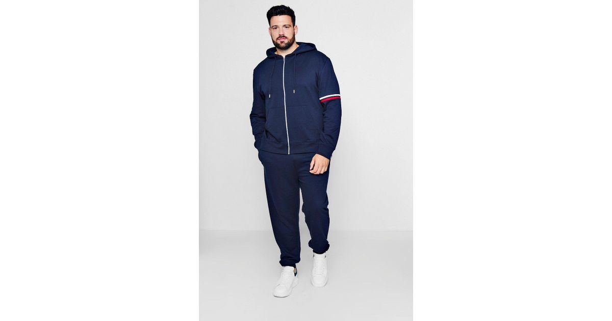 boohoo blue tracksuit