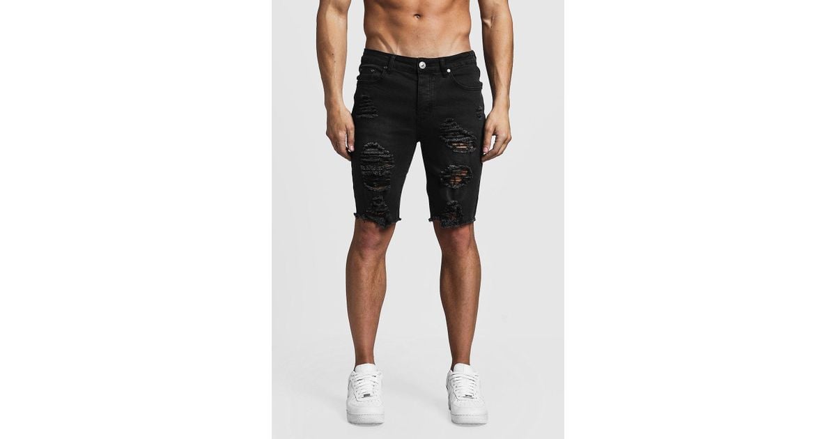 boohooman sweat shorts