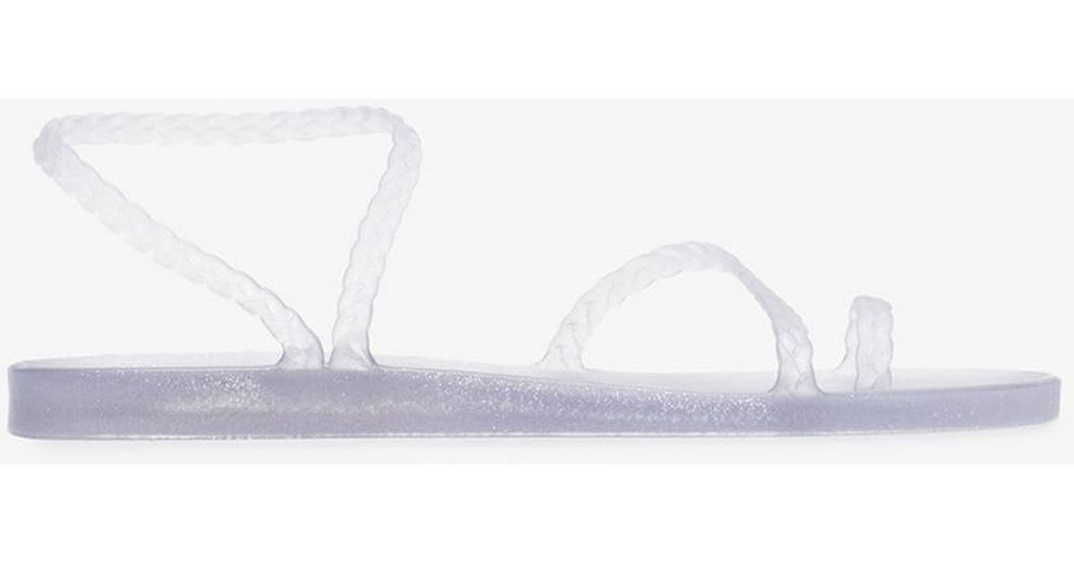 Lyst - Ancient Greek Sandals Clear Eleftheria Jelly Sandals in Metallic