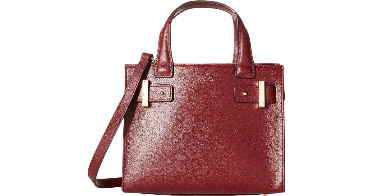 Lyst Lodis Stephanie Under Lock Key Uma Mini Tote In Purple