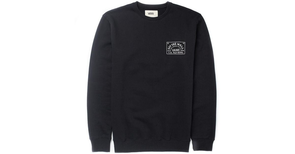 vans jumper black