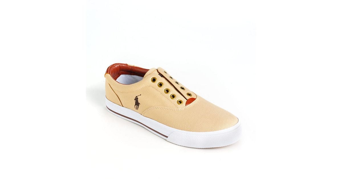 laceless canvas trainers