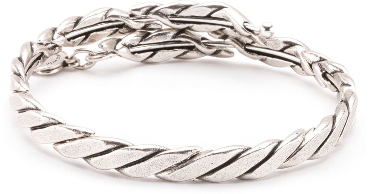Lyst Alex And Ani Winding Wrap Bracelet In Metallic