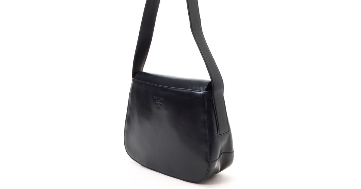 Prada Shoulder Bag - Vintage in Blue (Navy) | Lyst  