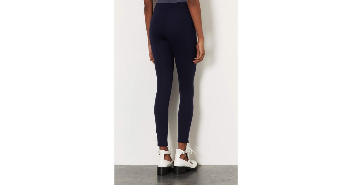 navy blue ponte leggings