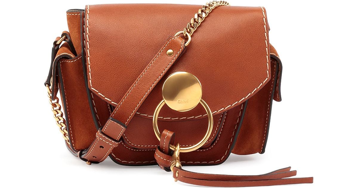 chloe replica handbags uk - Chlo�� Jodie Small Leather Camera Bag in Brown (CARAMEL) | Lyst