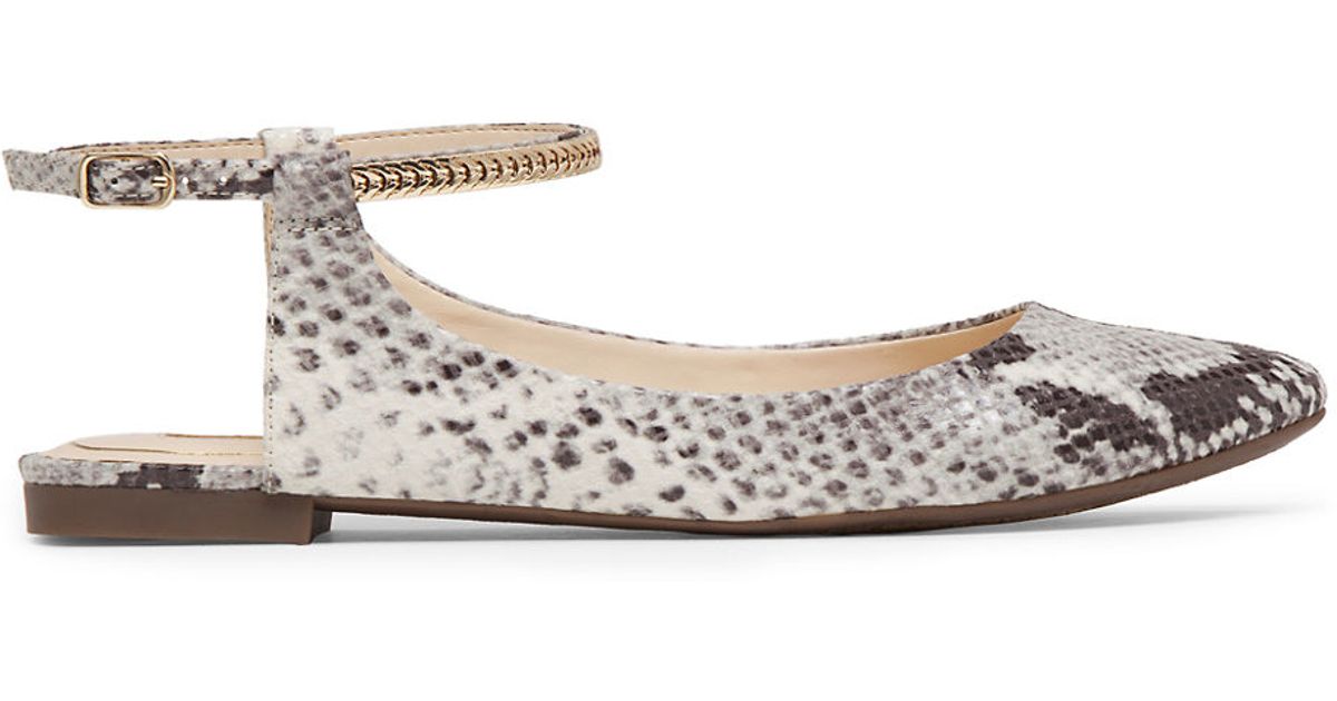 jessica simpson snakeskin flats