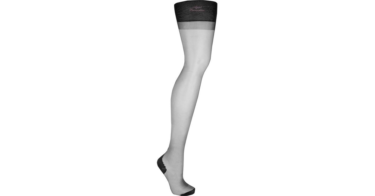 Agent Provocateur Seamed 15 Denier Stockings In Black Lyst