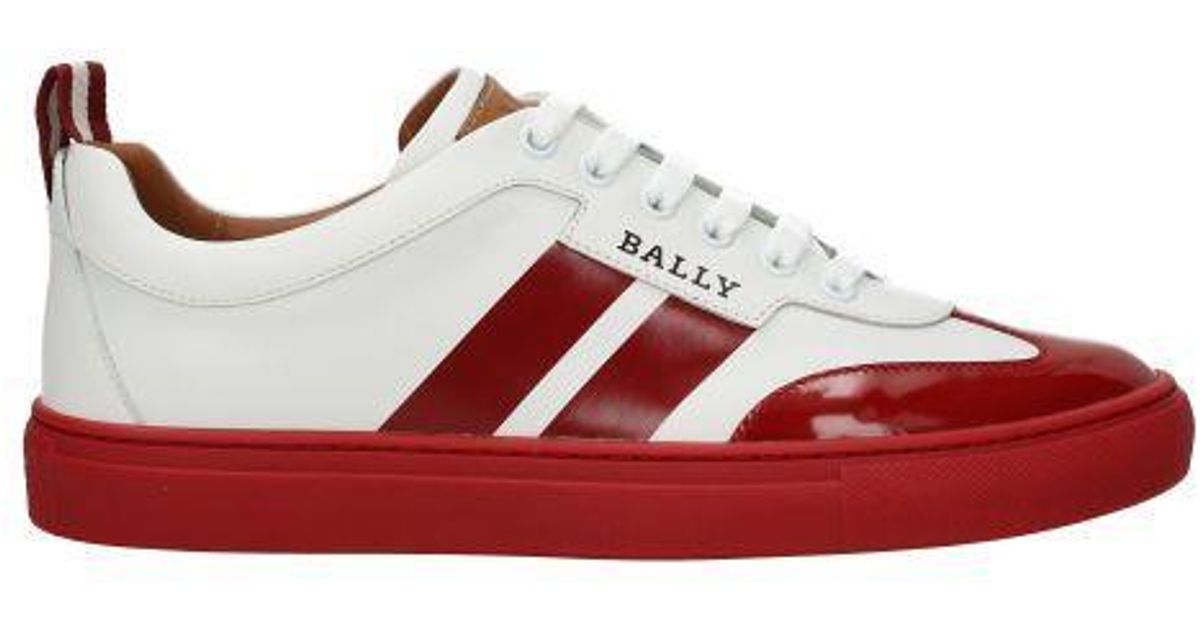 Bally Leather Hendrik Sneakers in White for Men - Lyst