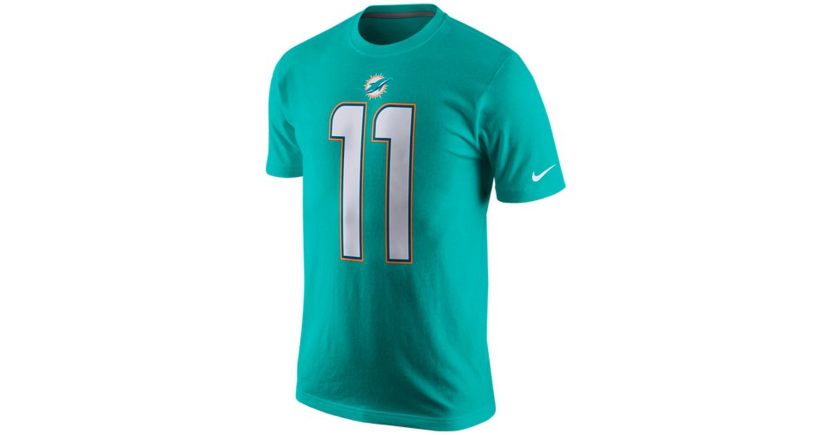 Nike Men\u0026#39;s Devante Parker Miami Dolphins Pride Player T-shirt in ...  