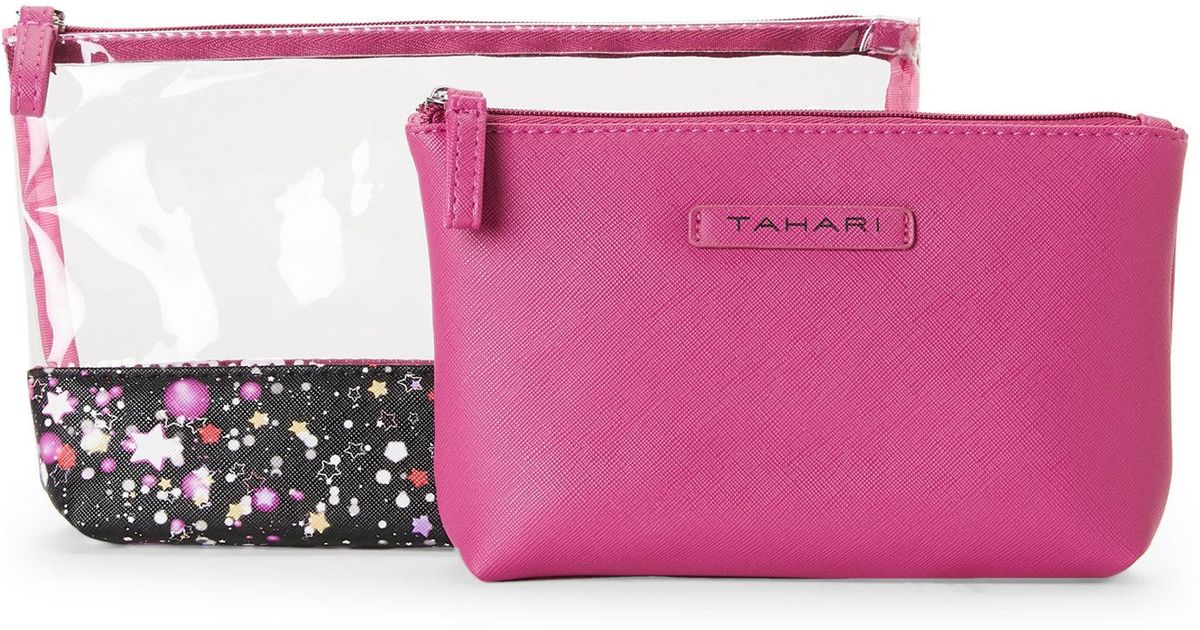 tahari travel cosmetic bag