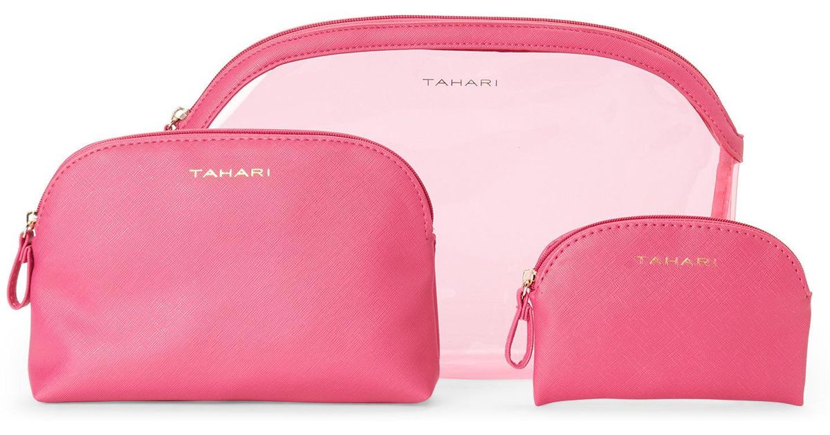 tahari travel cosmetic bag