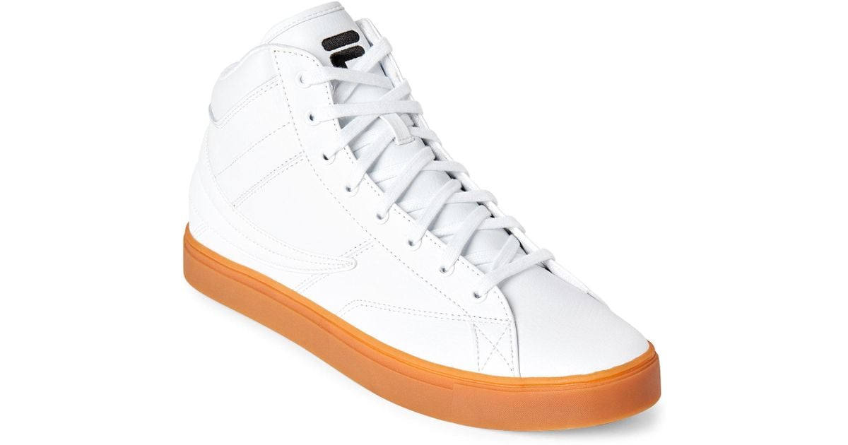 high top white filas