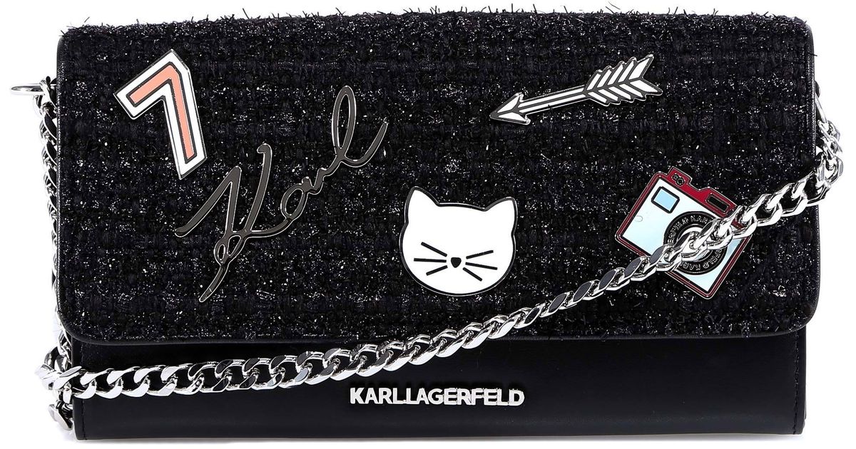 karl lagerfeld klassik pins shoulder bag