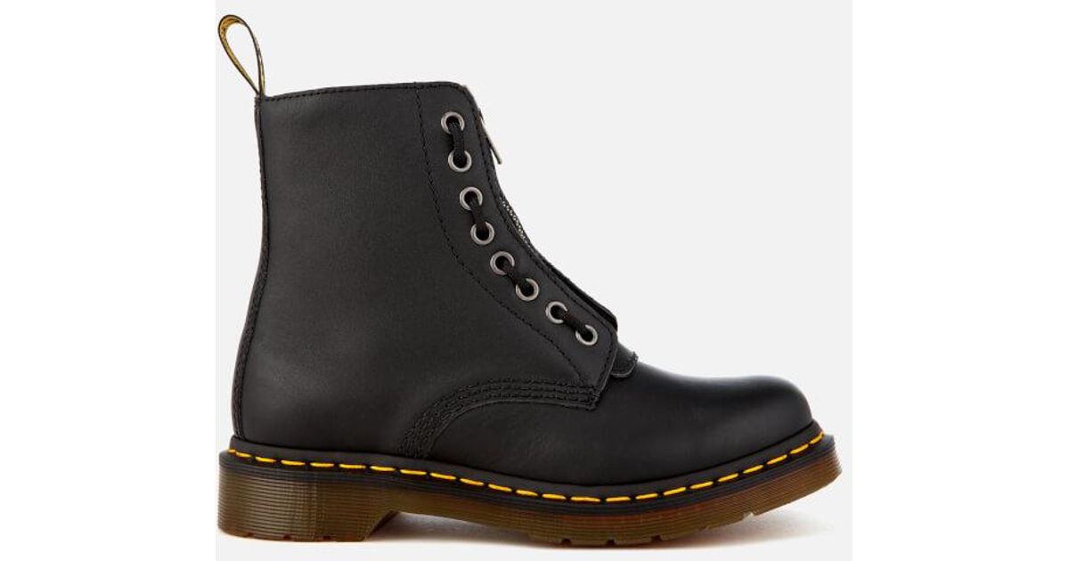 dr martens front zip