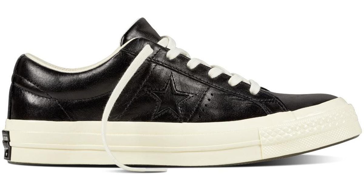 Converse One Star Leather OX Black Converse One Star Leather OX Black