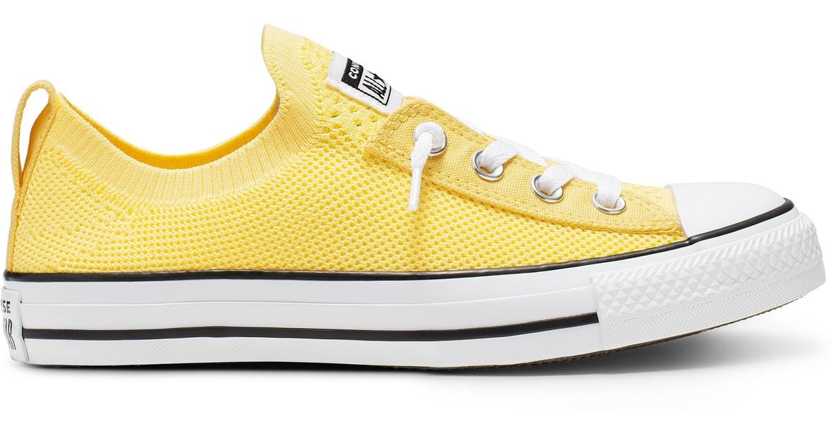 Converse Chuck Taylor All Star Shoreline Knit Slip in Yellow - Lyst
